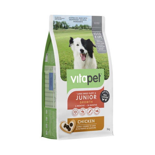 Vitapet Dry Dog Food Junior Chicken | 3kg