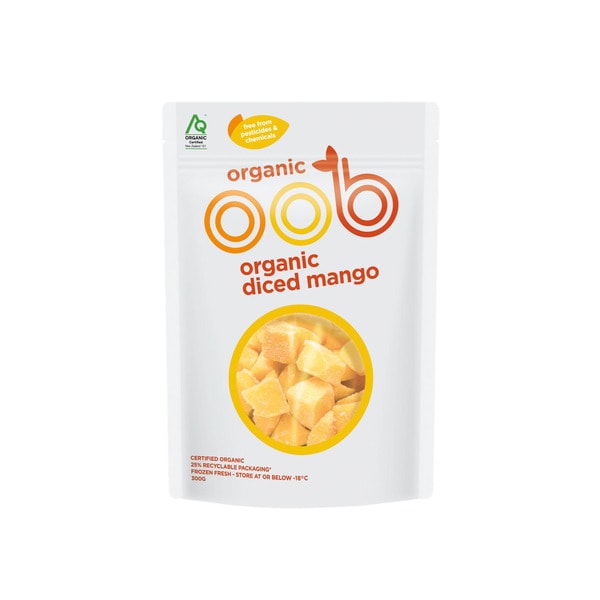 Oob Organic Frozen Mango | 300g
