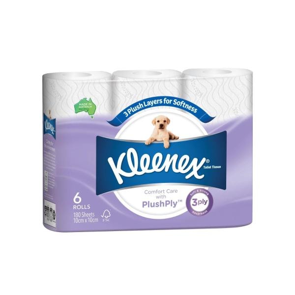 Kleenex Kleenex Comfort Care 3ply Toilet Paper | 6 pack