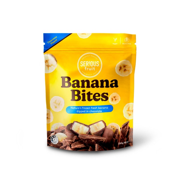 Serious Frozen Fruit Chocolate Banana Bites | 250g