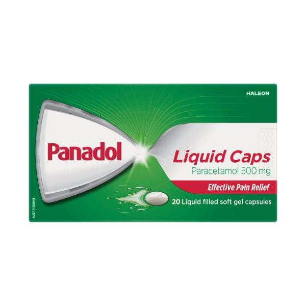 Panadol Liquid Capsules With Paracetamol 500mg | 20 pack