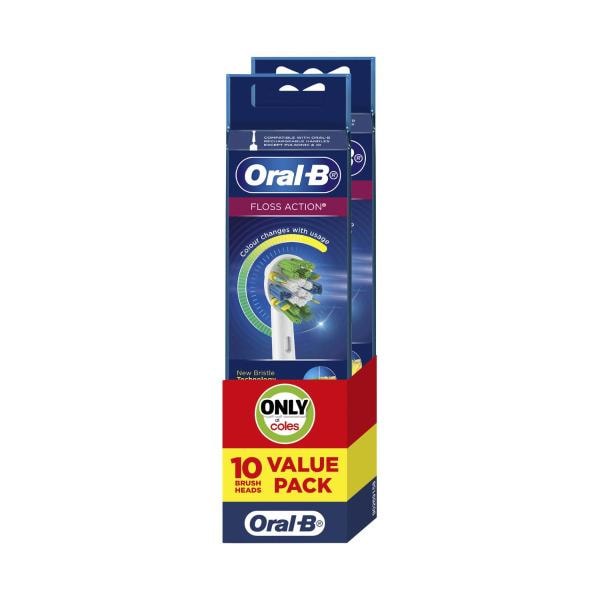 Oral B Cross Action & Floss Action Refills | 10 pack