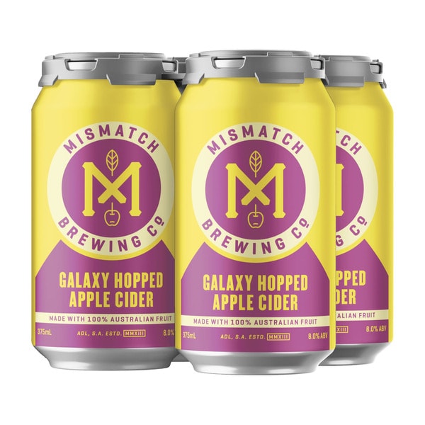 Mismatch Galaxy Hopped Cider Can 375mL | 4 Pack