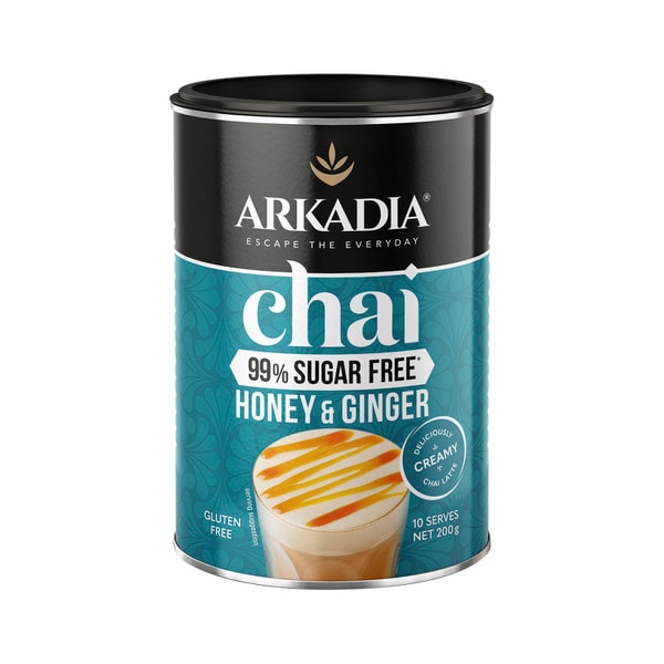 Arkadia 99% Sugar Free Honey & Ginger Chai Tea | 200g