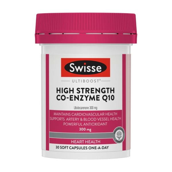 Swisse Ultiboost High Strength CoQ10 For Heart Health Support | 30 pack