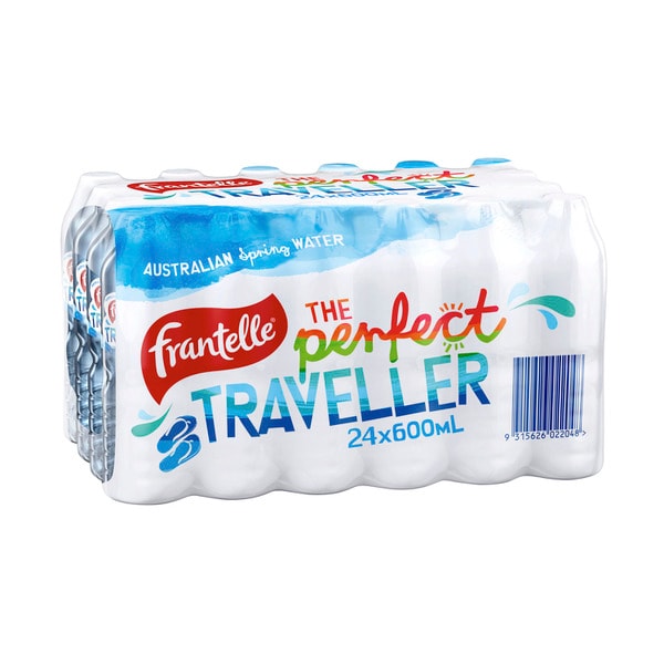 Frantelle Australian Still Spring Water Bottles Multipack 600mL x 24 Pack | 24 pack