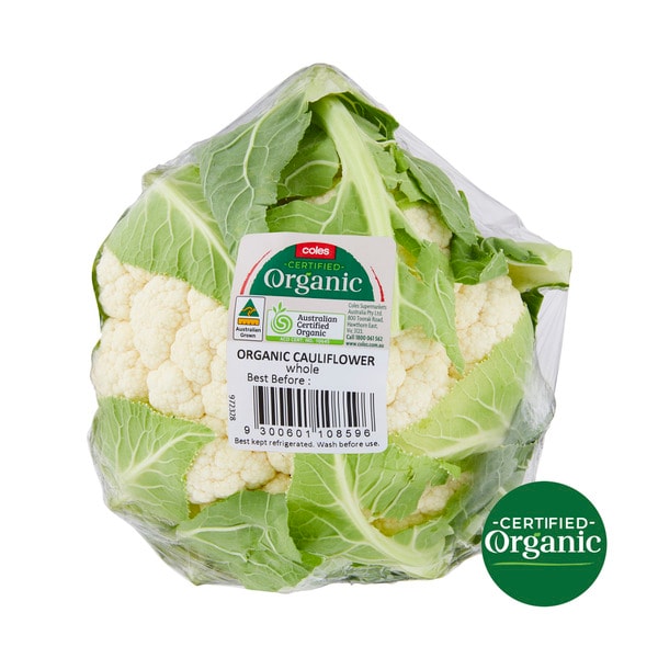Coles Organic Cauliflower | 1 each