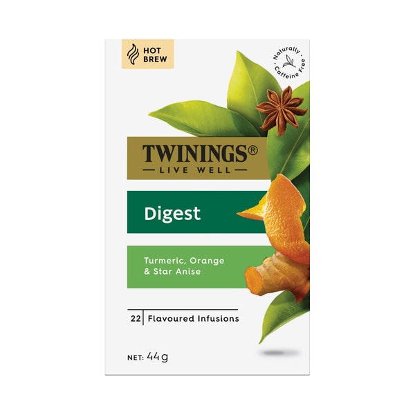 Twinings Live Well Digest Tea Bags | 22 pack