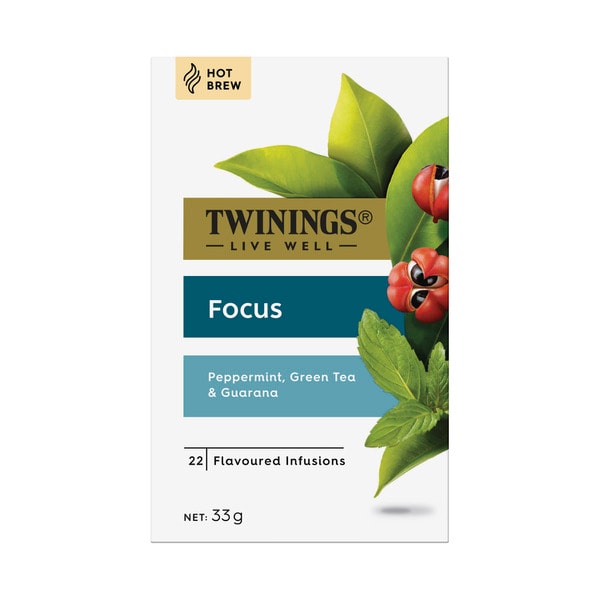Twinings Live Well Focus Tea Bags | 22 pack