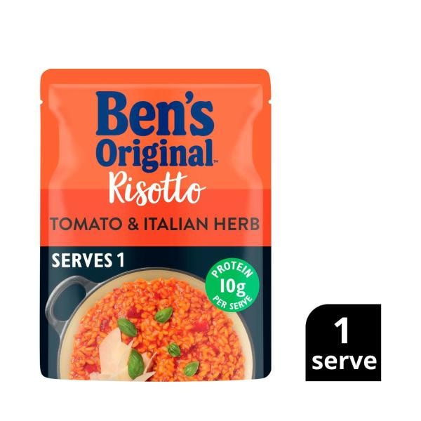 Ben's Original Rice Risotto Tomato And Italian Herb Pouch | 250g