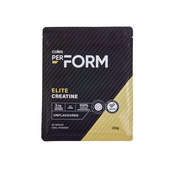 Coles Perform Elite Unflavoured Creatine Powder | 250g