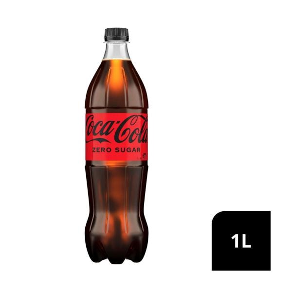 Coca-Cola Zero Sugar Soft Drink Bottle | 1L