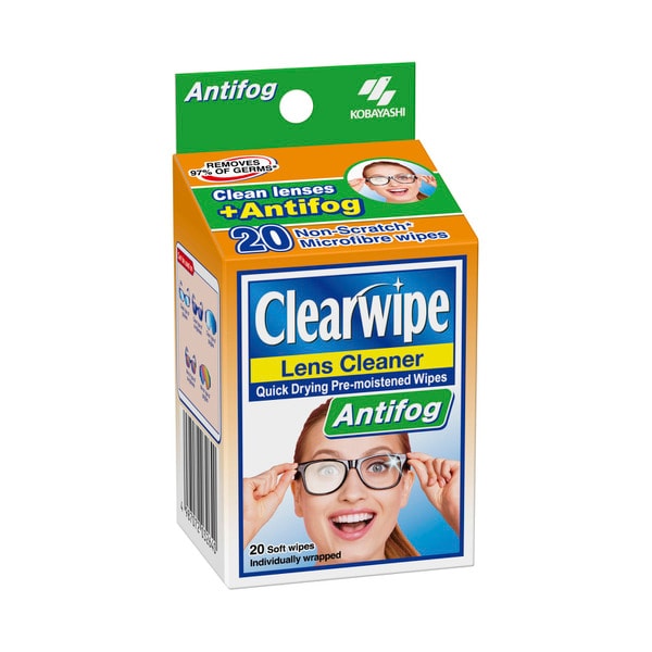 Clearwipes Antifog Lens Wipes | 20 pack