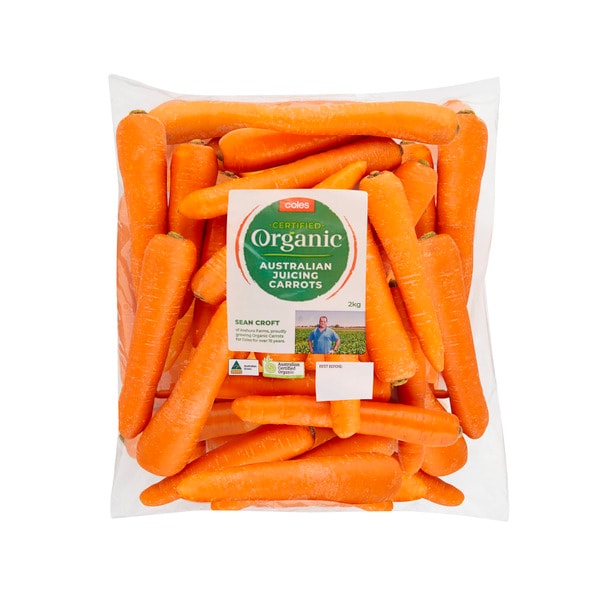Coles Organic Juicing Carrots | 2kg