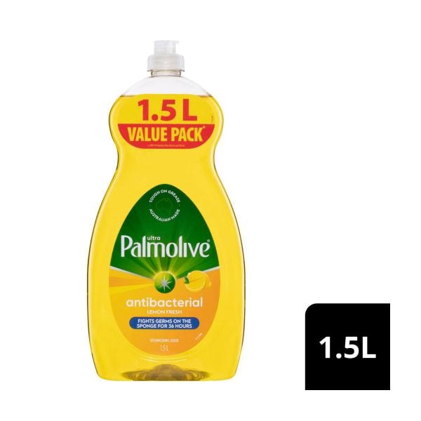 Palmolive Ultra Strength Concentrate Antibacterial Dishwashing Liquid Lemon | 1.5L