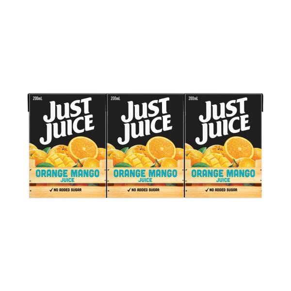 Just Juice Orange Mango Juice Multipack 200mL | 6 pack