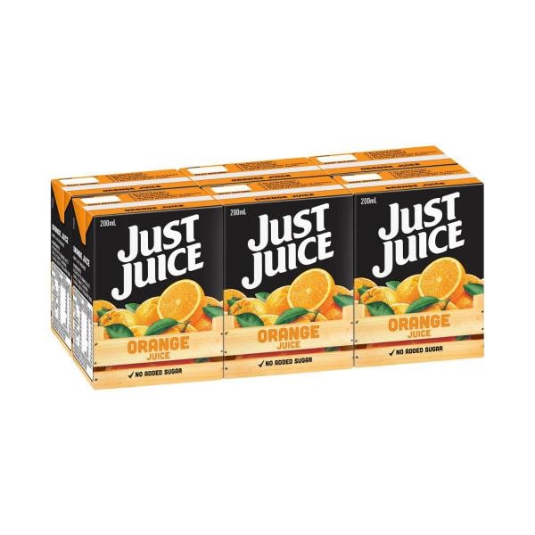 Just Juice Orange Juice Multipack 200mL | 6 pack