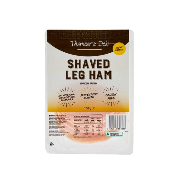Thomson's Deli Shaved Leg Ham | 100g