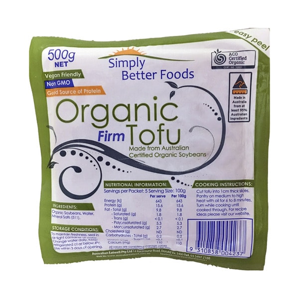 Simply Better Organic Plain Firm Tofu | 500g