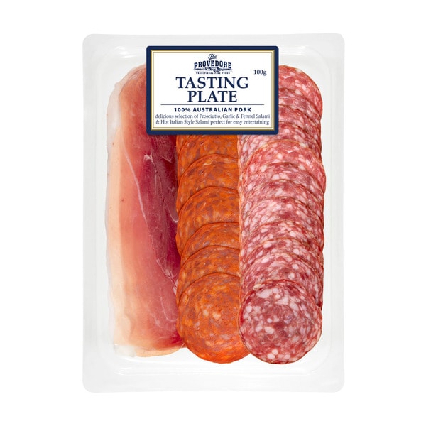 Provedore Salami & Prosciutto Tasting Plate | 100g