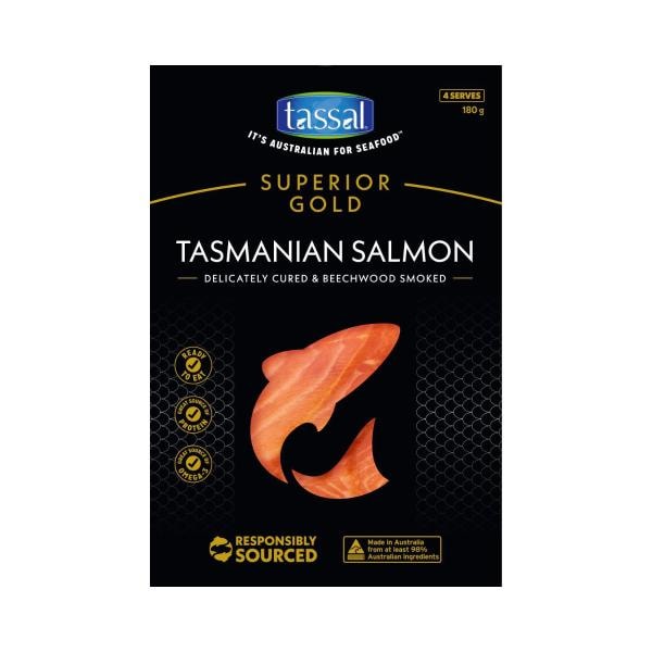 Tassal Tasmanian Smoked Salmon Premium Selection | 180g