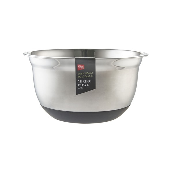 Cook & Dine Stainless Steel Mixing Bowl Medium 2.5L | 1 each