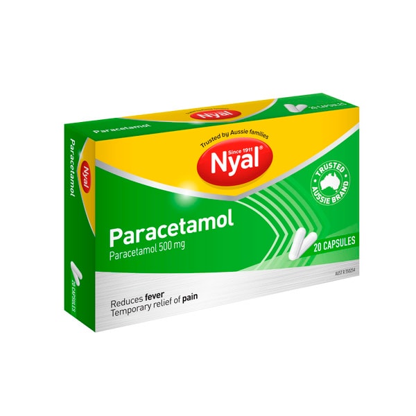Nyal Paracetamol Capsules | 20 pack