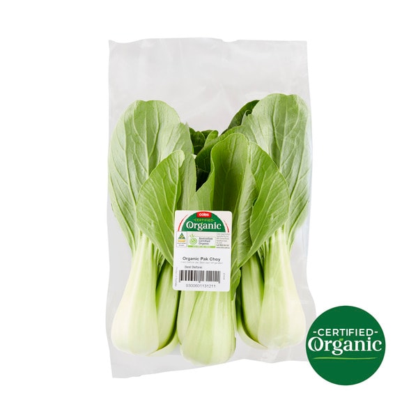 Coles Organic Pak Choy Bunch | 1 each