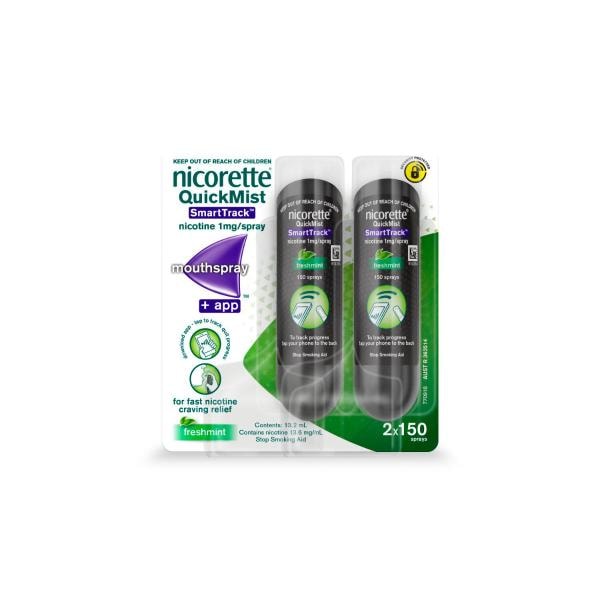 Nicorette Quickmist Smart Track | 2 pack