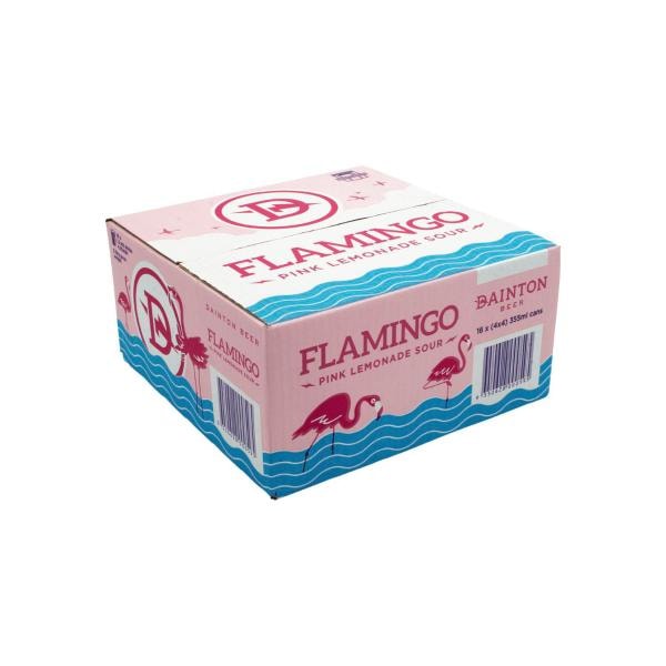 Dainton Flamingo Pink Lemonade Sour Can 355mL | 16 Pack