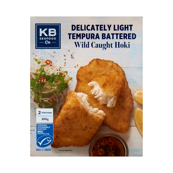 KB's Tempura Battered Hoki Fillets | 300g