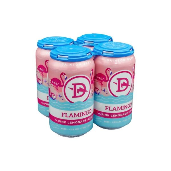 Dainton Flamingo Pink Lemonade Sour Can 355mL | 4 Pack