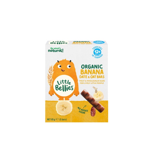 Little Bellies Organic Banana Date & Oat Bars | 85g