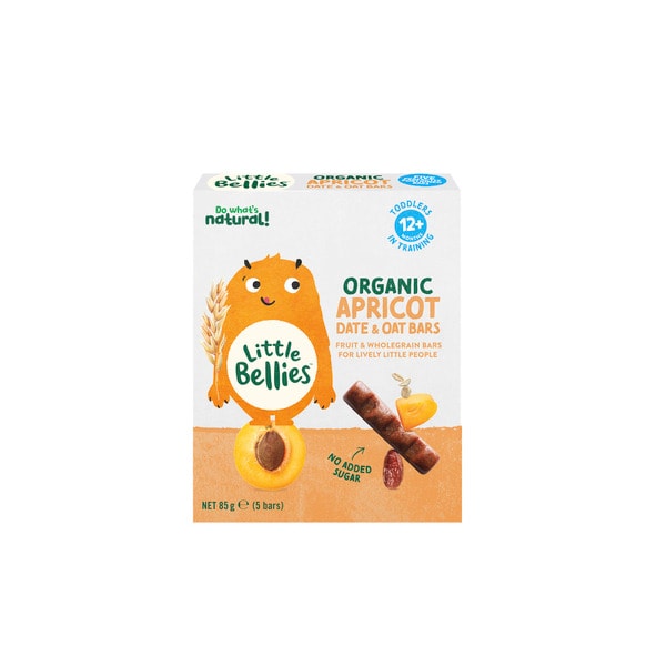 Little Bellies Organic Apricot Date & Oat Bars | 85g