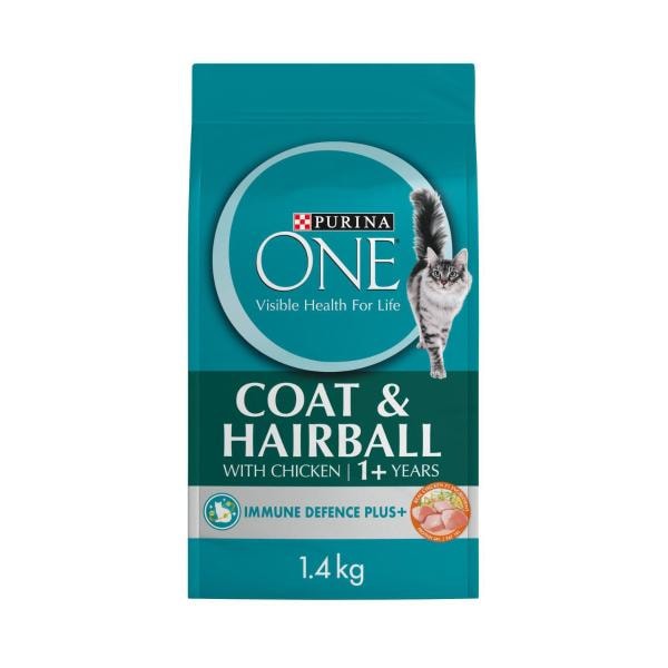 Purina One Adult Dry Cat Food Hairball Chicken | 1.4kg