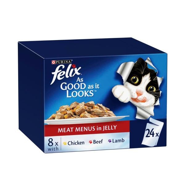 Felix Agail Cat Food Meat Menu 85g | 24 pack