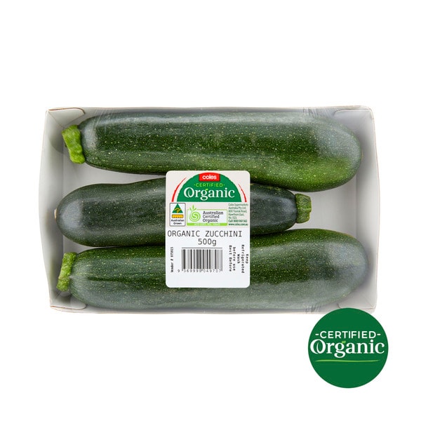 Coles Organic Zucchini | 500g