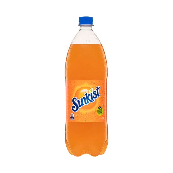 Sunkist Orange Soft Drink Bottle | 1.25L