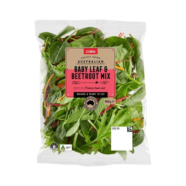 Coles Baby Leaf Salad & Beetroot | 150g
