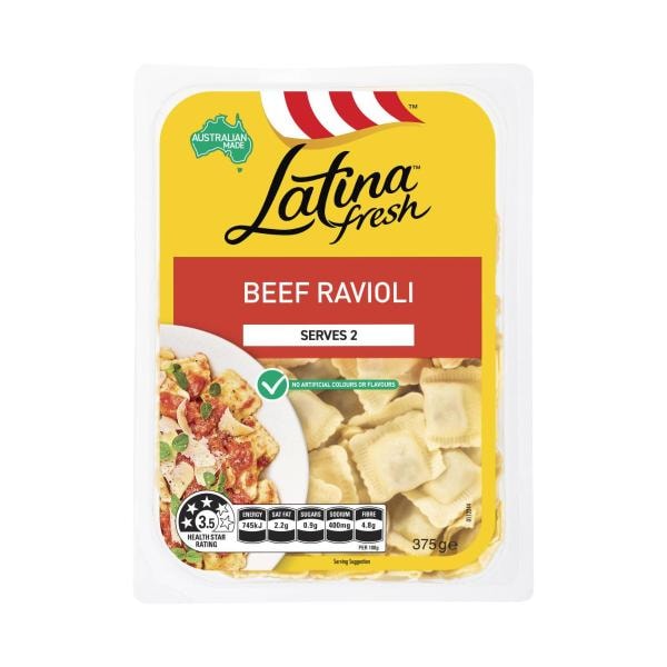 Latina Fresh Beef Ravioli | 375g