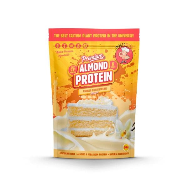 Macro Mike Premium Almond Protein Vanilla Buttercream | 240g