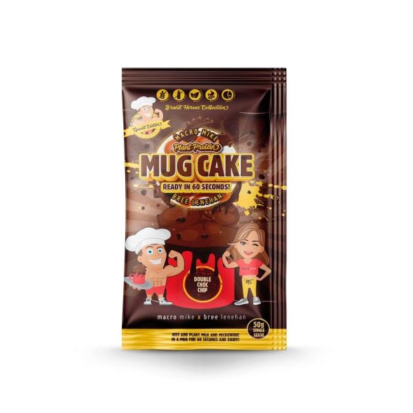 Macro Mike Plant Protein Mug Cake Double Choc Chip | 50g