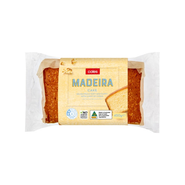 Coles Bakery Madeira Cake | 450g