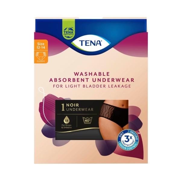 Tena Washable Women's Classic Brief Incontinence Underwear Size Medium | 1 pack
