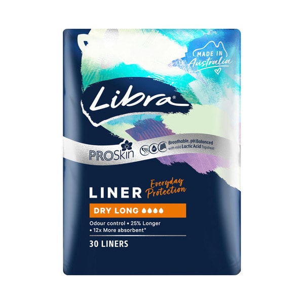 Libra Liners Dry & Long | 30 pack