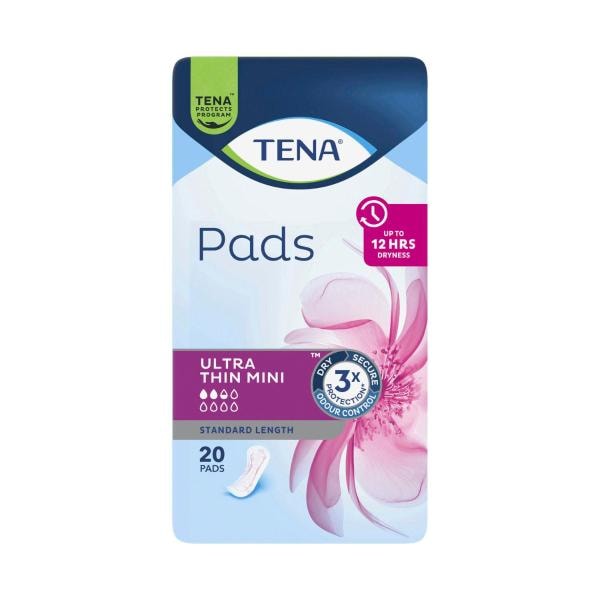 Tena Ultra Thin Standard Length Incontinence Pads | 20 pack