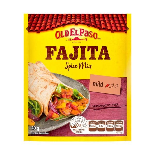 Old El Paso Spice Mix Fajita | 40g