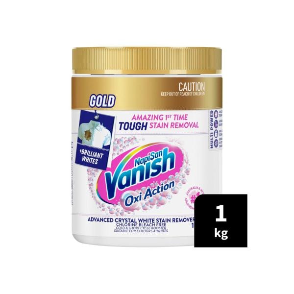 Vanish Napisan Gold Oxi Action Crystal White Stain Remover Powder | 1kg