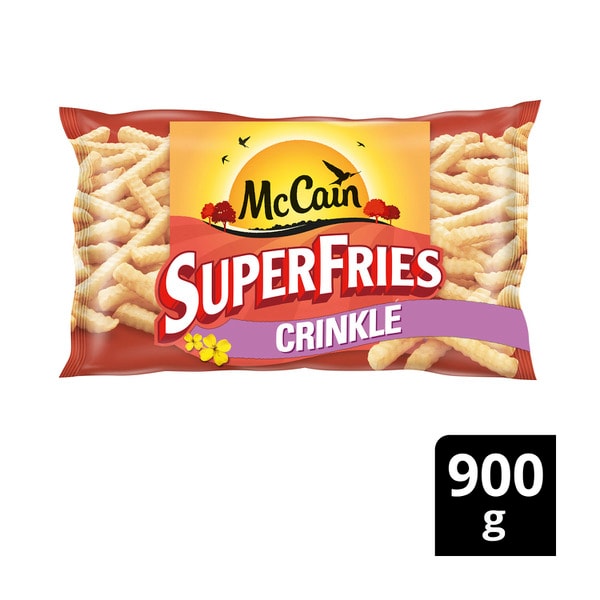 McCain Superfries Frozen Potato Chips Crinkle Cut | 900g