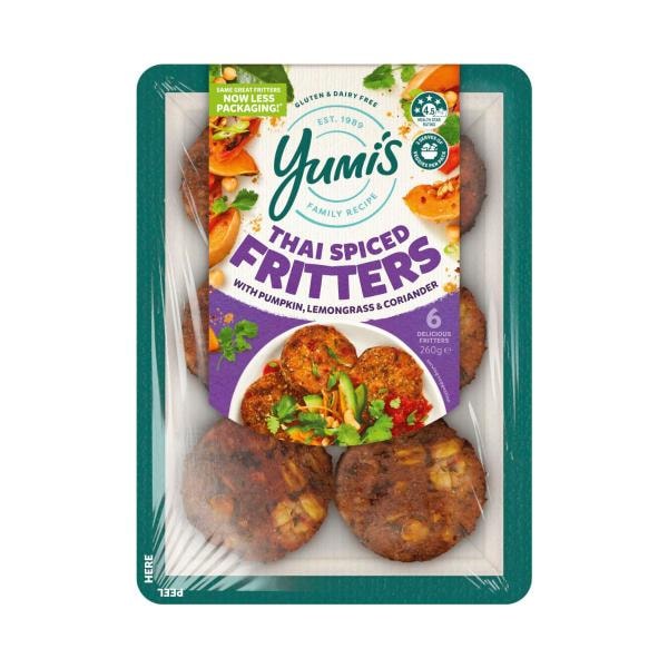 Yumi's Thai Spiced Fritters 6 Pack | 260g